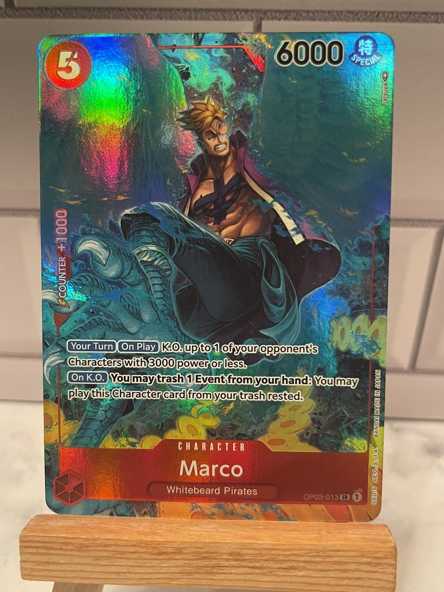 One Piece Card Game Alt Art Marco Pillars of Strength OP03-013