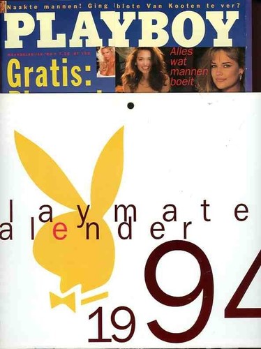 PLAYBOY Dutch Magazine Calendar 94 Playmates Anna marie Goddard Diana 