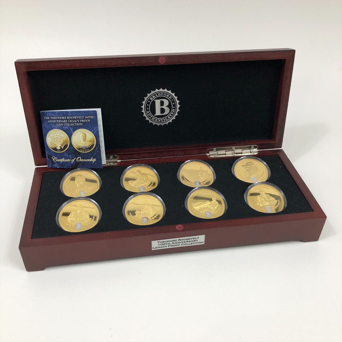 2019 Theodore Roosevelt 100th Anniversary 8 Gold Coin Proof Set w