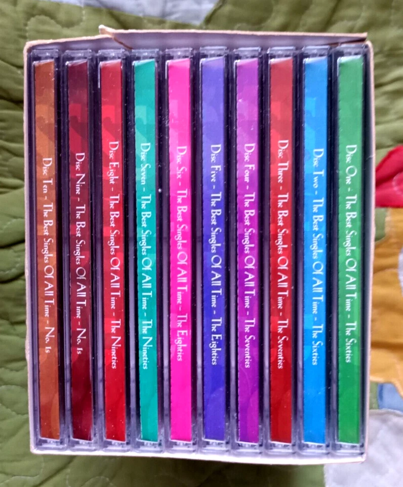 THE BEST SINGLES OF ALL TIME 60’s, 70's, 80's, 90's & No. 1s – 10 CD PACK - Image 2 of 3