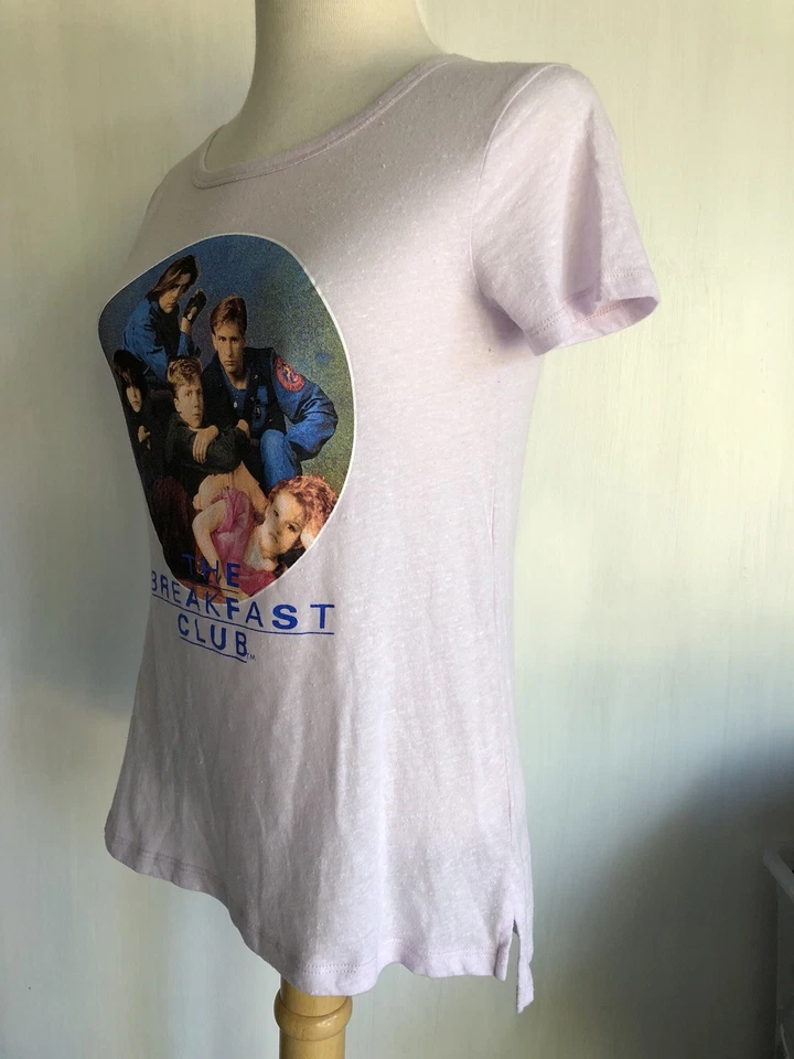 Camiseta Oficial Mujer THE BREAKFAST CLUB Retro Años 80 Película Burn Out Talla XS Foto 3 de 4