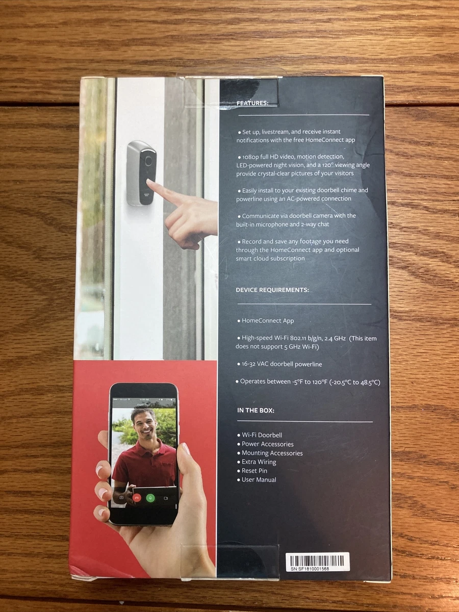 Sharper image sale doorbell camera app