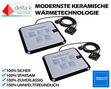 Wasserbettheizung Delta K Keramikheizung 240W - 2x Heizelemente f&uuml;r Wasserbetten