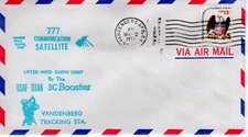 777 COMMUNICATION SATELLITE -  VANDENBERG AFB, CA  1977  FDC15069