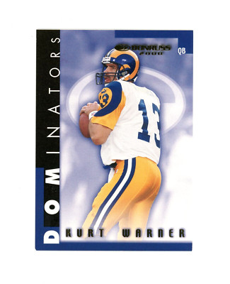 KURT WARNER 2000 Donruss Dominators #2495/5000 St. Louis Rams HOF JM