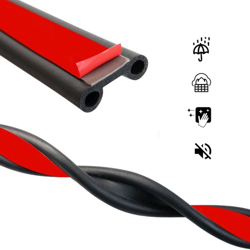 1.5M Car Pickup Truck Bed Tailgate Seal Strip Kit Rubber Sealing Weatherstrip - Imagen 12 de 13