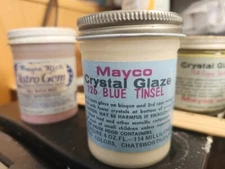 Mayco Ceramic Crystal Glaze - Blue Tinsel - CG 726- 4 oz.