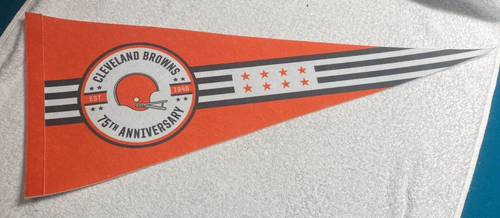 2021 Cleveland Browns 75th Anniversary Pennant - 23" Inches Long