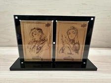 UD Marvel Magnetic Dual 2 Card Holder W/Display Stand 140pt Horizontal Black