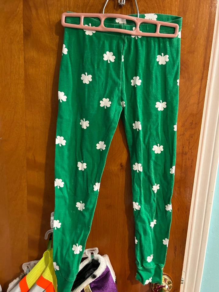 kids place pajamas st patricks day size 10 shamrock - Image 3 of 4