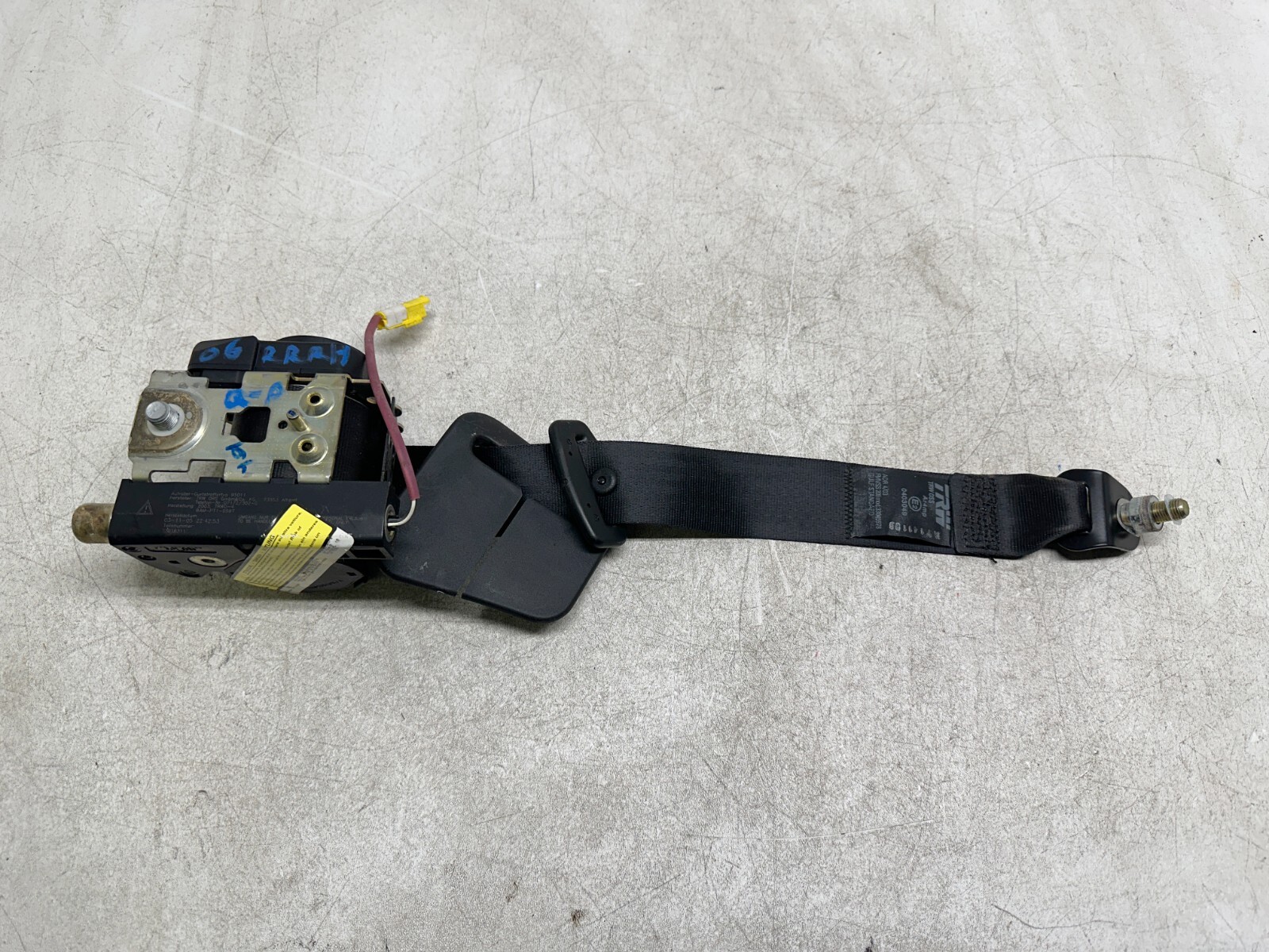 Maserati Quattroporte 2003-2008 Rear Right Seat belt P/N 0403049