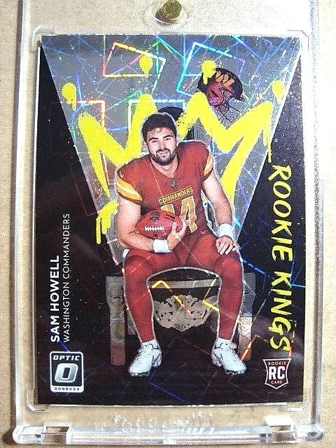2022 Sam Howell Panini Donruss Optic Rookie Kings Silver Lazer Prizm RC MINT 🔥