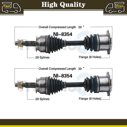 For 2008 2012 Nissan Pathfinder 2X Front CV Joints CV Axle Shaft Assembly eBay