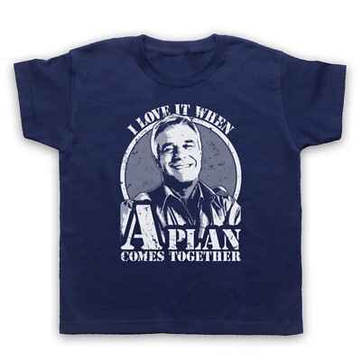 EIN TEAM HANNIBAL I LOVE INOFFIZIELLER PLAN KOMMT ZUSAMMEN KINDER T-SHIRT