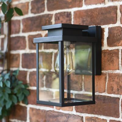 Rechteckige Aluminium Top Fix Wandleuchte mit Glasdiffusor