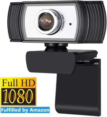 Webcam with Microphone 1080P, HD Streaming Computer USB