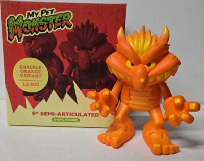 MY PET MONSTER by CREEPY CO SHACKLE ORANGE VARIANT LE 500 6'' VINYL FIGURE  NEW