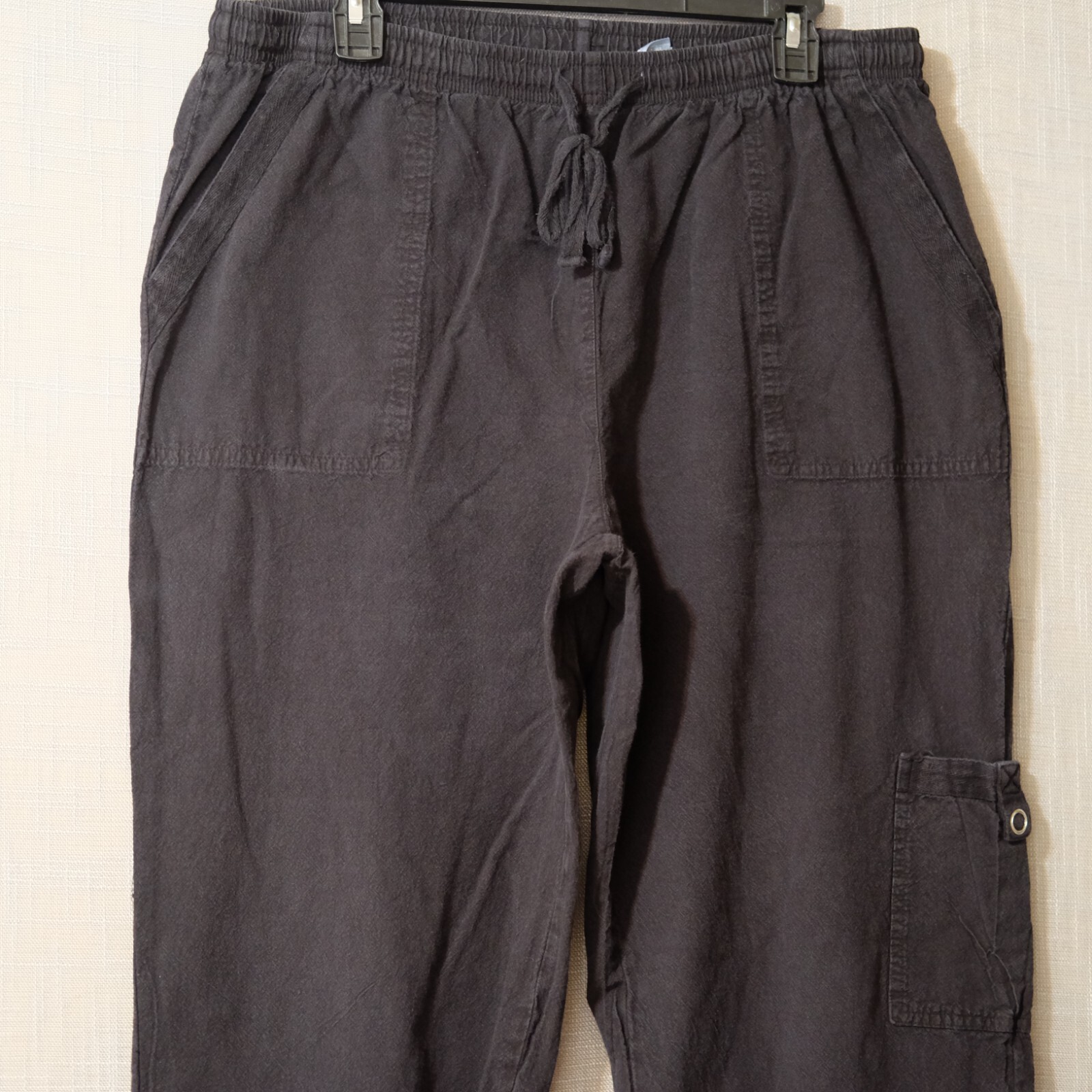 CLASSIC ELEMENTS Capri Pull On Black 100% Cotton … - image 2