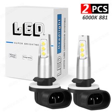1 Pair 881 Led Fog Light Driving Bulbs 862 886 889 894 896 898 Xenon White 6000k