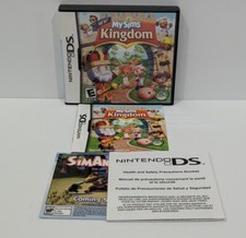MySims Kingdom Video Game Case Inserts Only Nintendo DS Box No Game