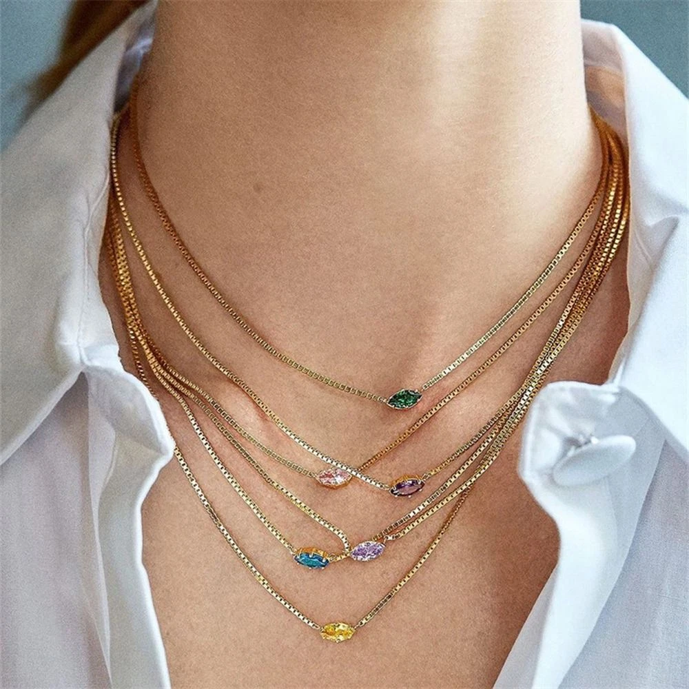Design Korean Style Necklace Fashion Jewelry Girl Clavicle Chain