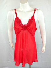 Secret Treasures 26758 Semi-Sheer Chiffon Chemise Babydoll Nighties SleepWear M