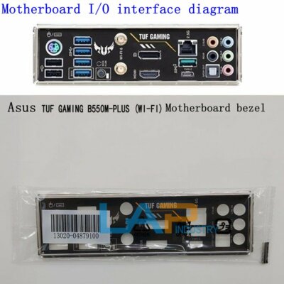 1PCS New For ASUS TUF GAMING B550M-PLUS (WI-FI) Motherboard Bezel