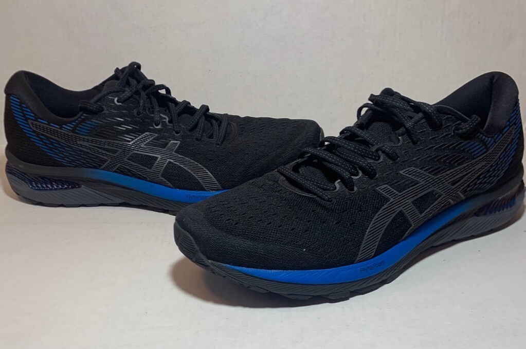 Asics Mens Gel-Cumulus 22 Running Shoes Black Blue 1011A862 Low