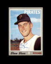 Steve Blass Hand Signed 1970 Topps Pittsburgh Pirates Autograph