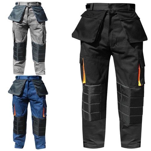 Pantalón Cordura bolsillos de carga de trabajo ropa de trabajo rodilla  espuma Paded Pantalón De Combate | eBay