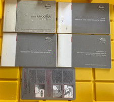 2003 Nissan Maxima Owners Manual Set With Case Free Shipping 2003 Nissan Maxima Owners Manual Set With Case Free Shipping