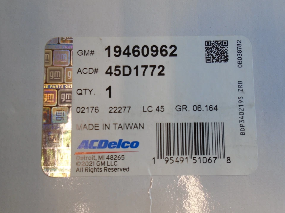 45D1772 AC Delco rótula delantera lado conductor o pasajero superior para camioneta F150 Foto 3 de 3