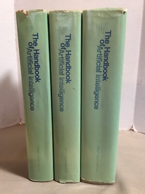 Handbook of Artificial Intelligence Vols. 1, 2, and 3 AI Research 1981 HB DJ