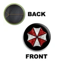 2.5cm 25mm RESIDENT EVIL UMBRELLA CORPORATION LOGO PIN PIN PINS