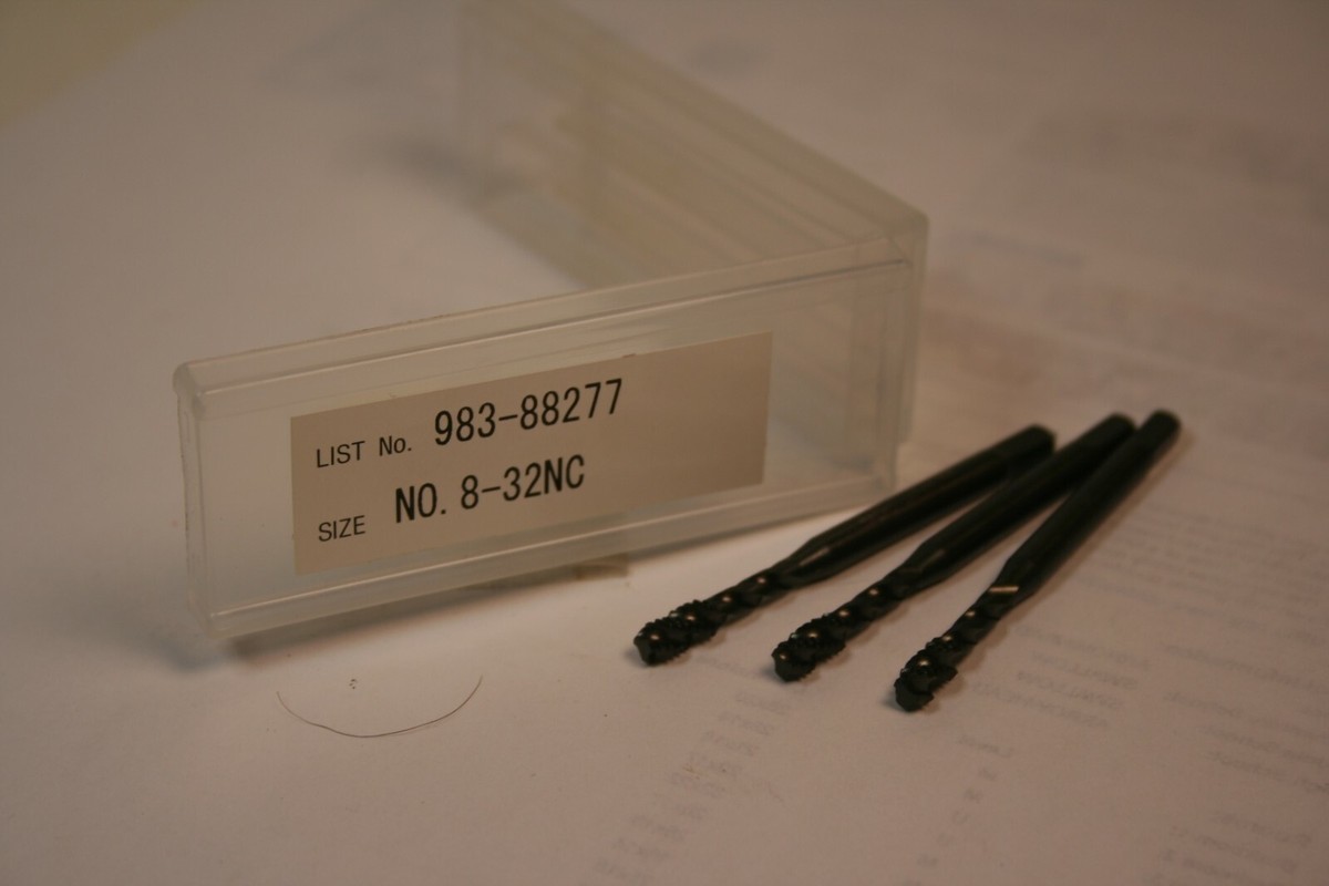 Nachi List 983-88277 8-32 H3 VTP 3 Flute Spiral BOTT Tap 3-PACK