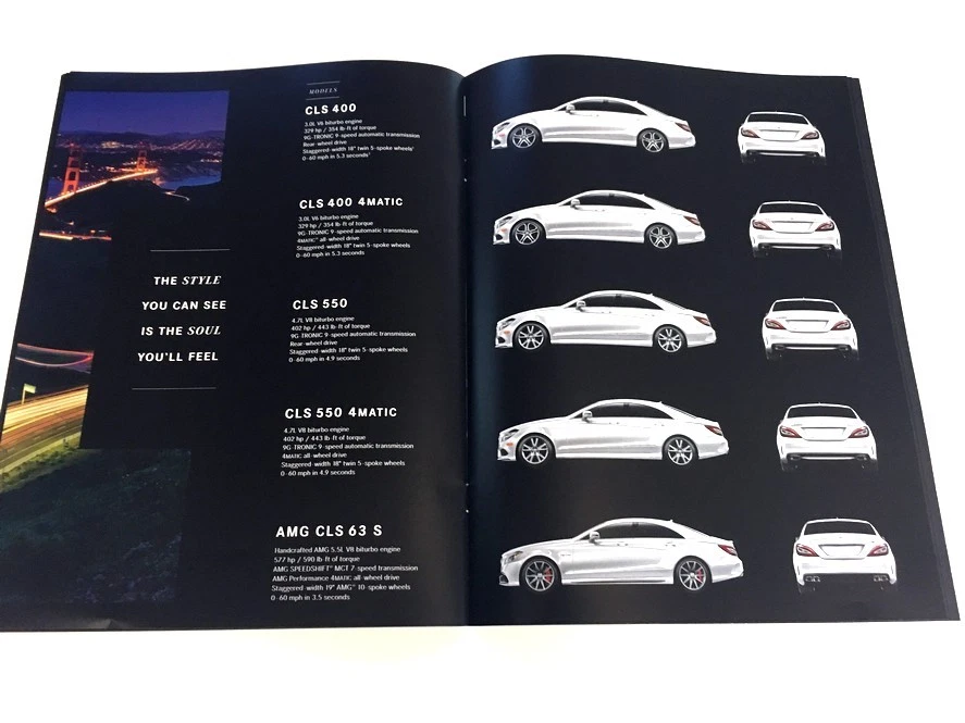 2017 Mercedes Benz CLS-Class 24-page Brochure Catalog -  CLS400 CLS550 CLS63 AMG Foto 4 de 4