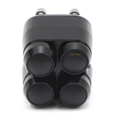 1'' Handlebar Switch Control 4-Button for Bobber Chopper Motorcycle Light Button