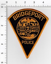 BRIDGEPORT ( OLDER ) -- CONNECTICUT COLLECTIBLE POLICE EMBROIDERED PATCH