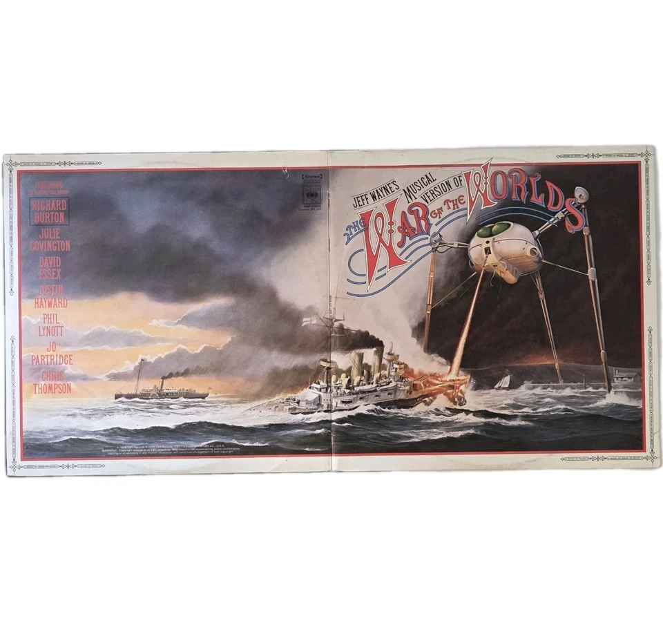 JEFF WAYNE "The War Of The Worlds" 1978 AUSSIE 2LP SET [David Essex MOODY BLUES] - Image 3 of 4