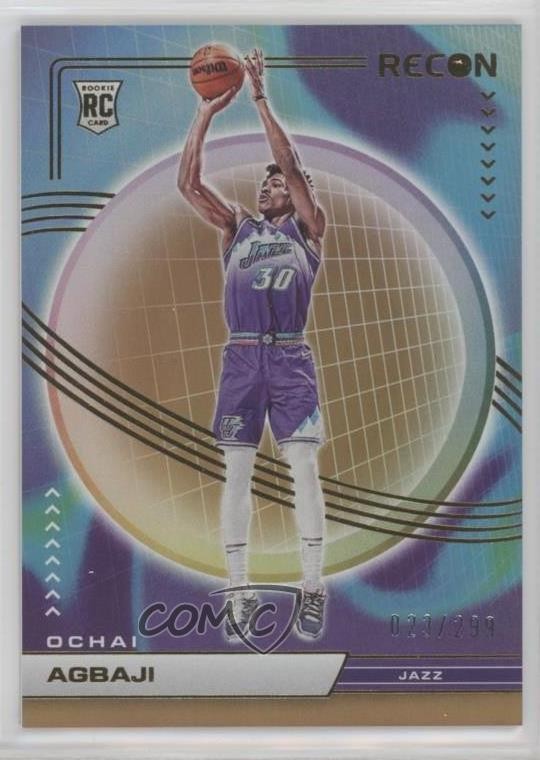 2022-23 Panini Recon Rookies Holo Bronze 23/299 Ochai Agbaji #238 0z68