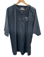 Under Armour 2XL Utility Short Sleeve Cage Jacket Gray Loose All Season Gorpcore