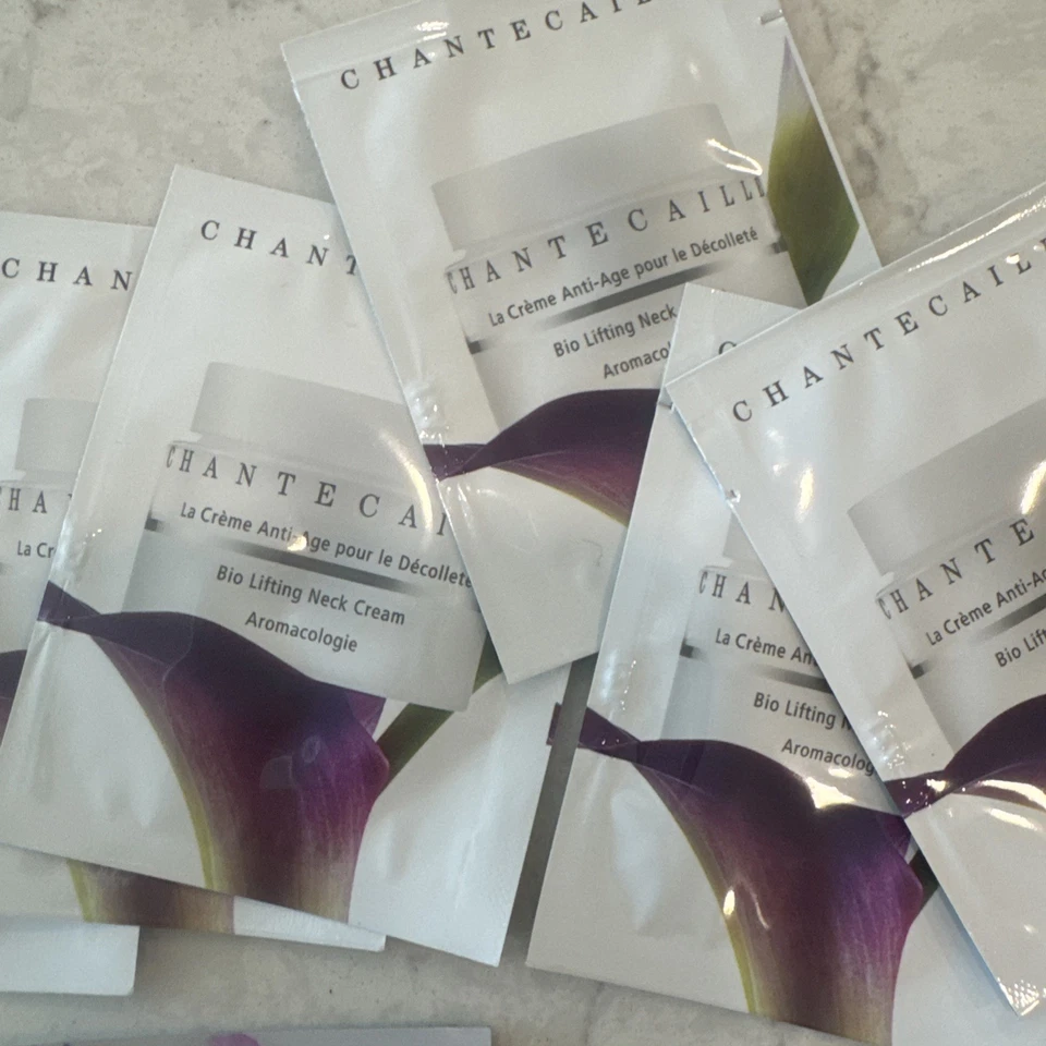 Lote 57 Chantecaille Mascarilla Hibisco Bio Lifting Cuello Flor Crema Limpiadora Leche Foto 2 de 4