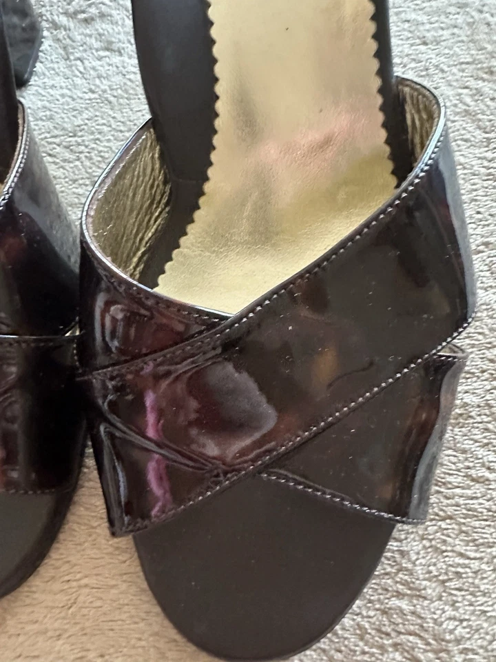 Sandalias de Tacón Grueso Rosa Taryn 10 Hechas en Italia Sexy Sofisticadas Foto 3 de 4