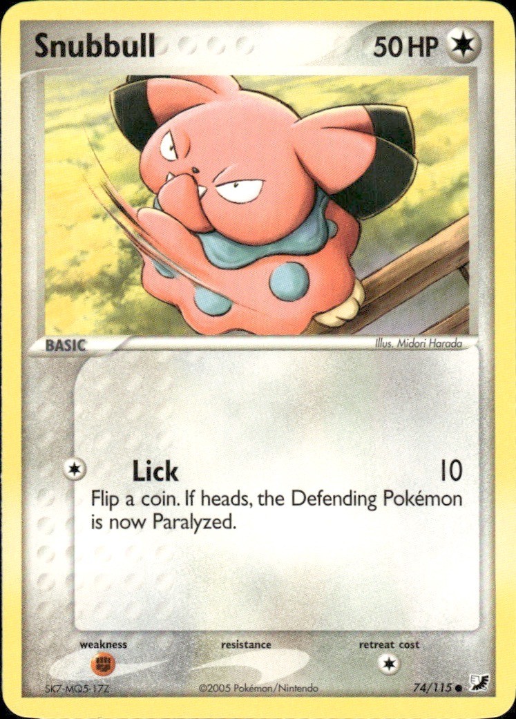 Snubbull - EX Unseen Forces - 74/115 - Common