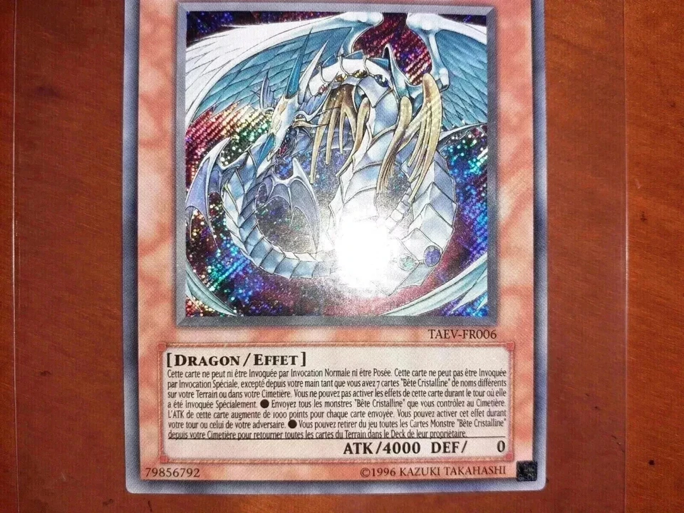 Carte Yu-Gi-Oh! Dragon Arc-En-Ciel TAEV-FR006 Secrète Rare Near Mint - Photo 3/4