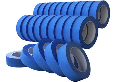 24 Rolls Blue Painters Tape 1 Inch x 55 Yards Multi-Surface Masking Tape