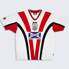 Airdrieonians FC Vintage 90s Scotland Avec Soccer Jersey - Made in the UK