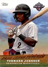 Termarr Johnson 2023 Topps Pro Debut Farm Fresh Futures #FF-3 Bradenton
