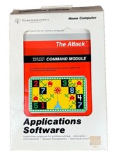 Texas Instruments TI 99/4a The Attack Game Computer Module Complete