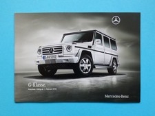 Prospekt / Preisliste - Mercedes W463 - G-Klasse / G55 AMG - 02/10